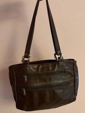 SAS Women's Brown Leather Shoulder Bag